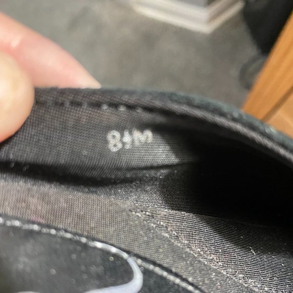 Lk New J Renee Cayla.Suede Black Sparkle Shoes 8.5 - Picture 6 of 10